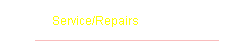 Service/Repairs