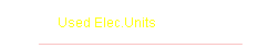 Used Elec.Units